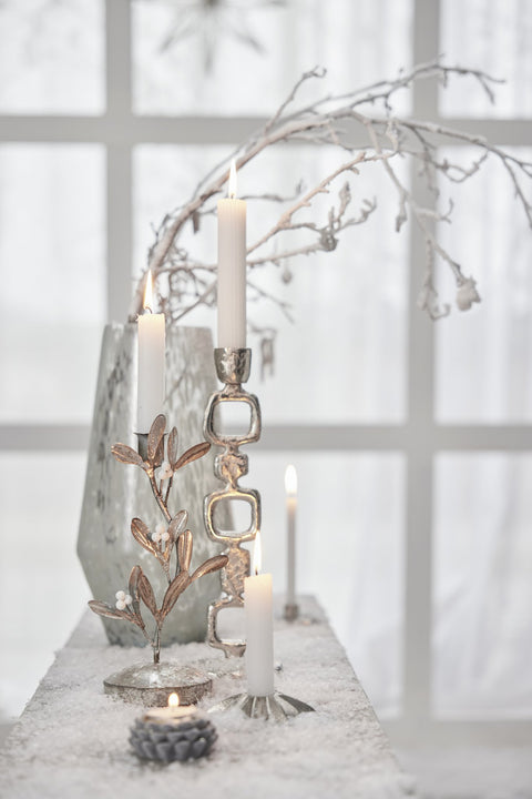 Caville kerzenleuchter H2 cm. Silber