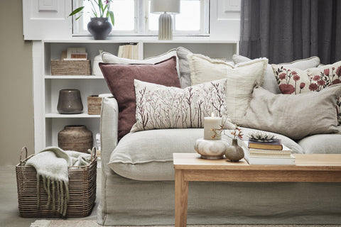 Nemia Tischlampe 41,5 cm. leinen