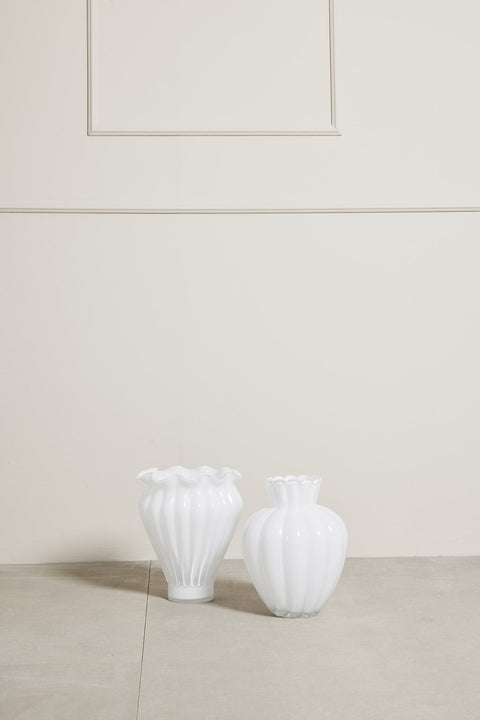 Verity Vase weiss H28 cm