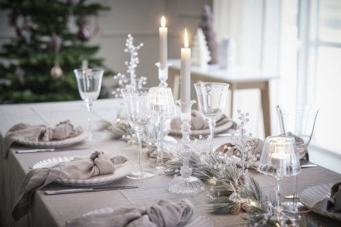 Crysilia Dekoration H30 cm. Silber