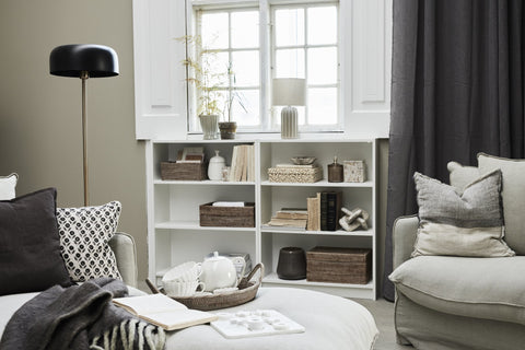 Efilia Kissenbezug 60x40 cm. gebrochenes weiss 100% Baumwolle