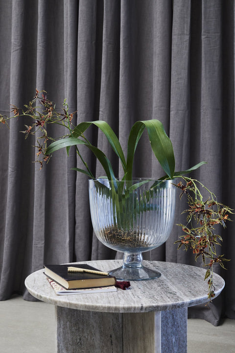 Carla Vase H27,5 cm. transparent