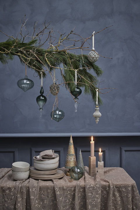 Glossia Ornament Glas H18,7 cm grün