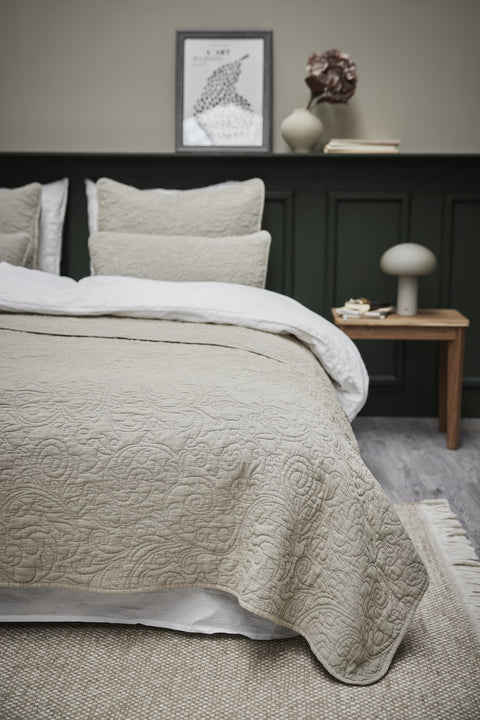 Isabelle Tagesdecke 260x240 cm. leinen