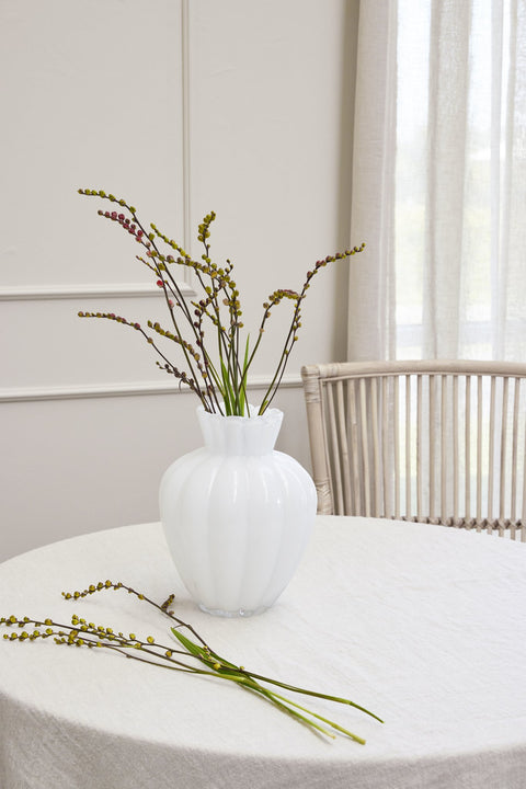 Verity Vase weiss H28 cm