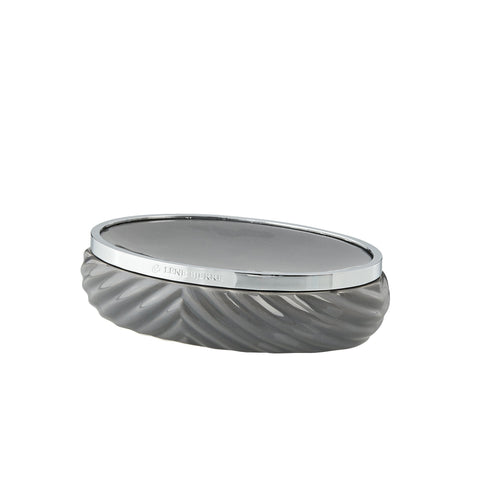 Milda Seifenschale H3,5 cm. grau