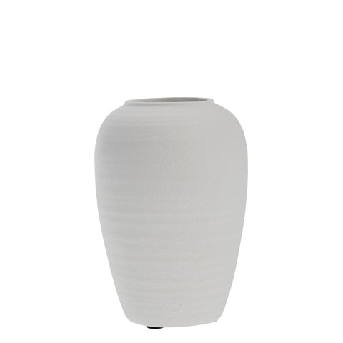 Catia Dekorationsvase H27 cm. weiss