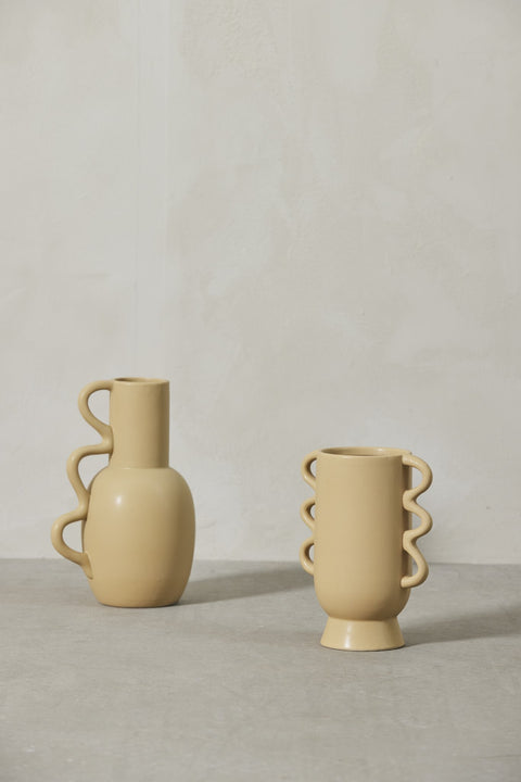 Suselle Vase 20,3 cm. gelb