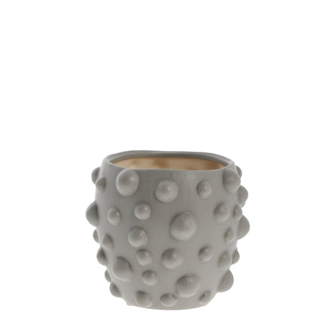 Doelle Topf H12 cm. grau