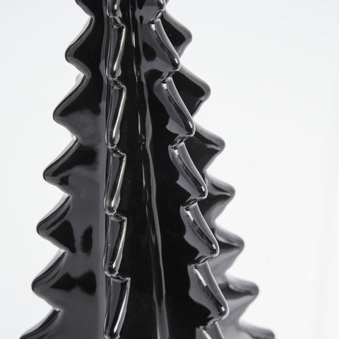 Molinne Dekorativer Baum H20,5 cm schwarz Keramik