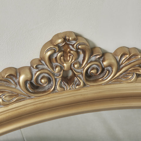 Halene Spiegel H108 cm. hell gold