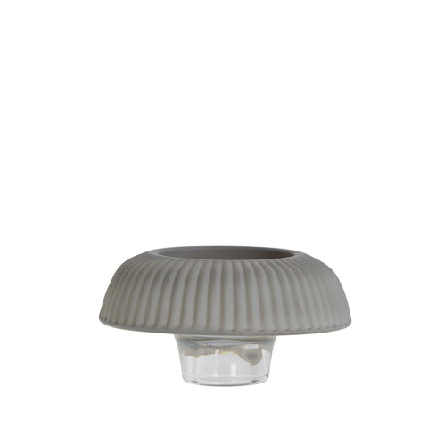 Dormia kerzenleuchter H5,5 cm. dunkelgrau