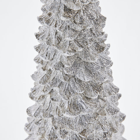 Semise Dekoration H33 cm. Silber