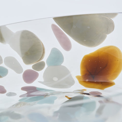 Avine dekorationsschale H8 cm. leinen