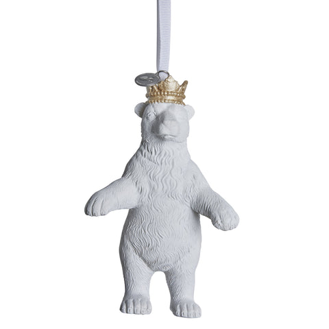 Sebina königlicher Eisbär H11,4 cm weiss