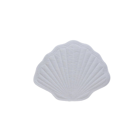 Platzset Nerina, Muschel, 47 x 36 cm, Weiß