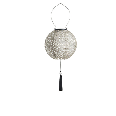 Lunaria Solarlaterne D20 x H20 L. Grau