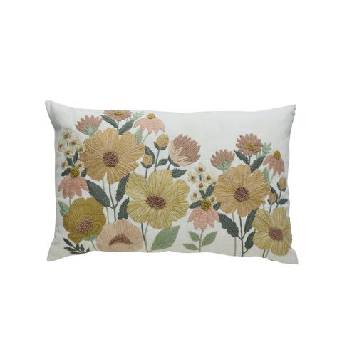 Vimina Kissenbezug 60x40 cm. Cremeweiß