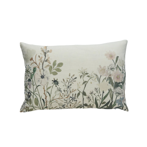 Kissenbezug Viliana, 60 x 40 cm, Cremeweiß