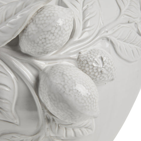 Limone Vase D30,5 H29 Weiß