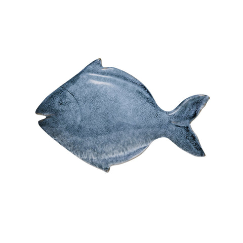 Nerina Wanddekoration Fisch 3 Stück Blau