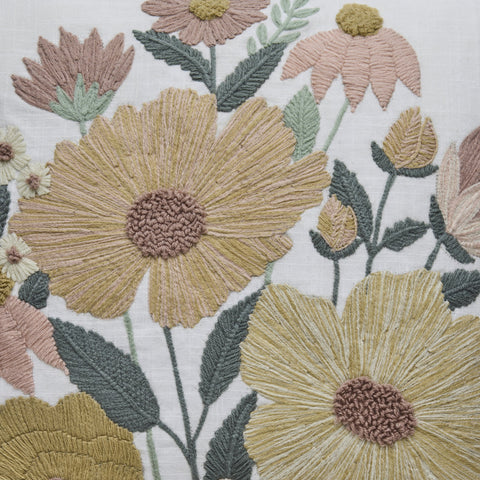 Vimina Kissenbezug 50x50 cm. Cremeweiß