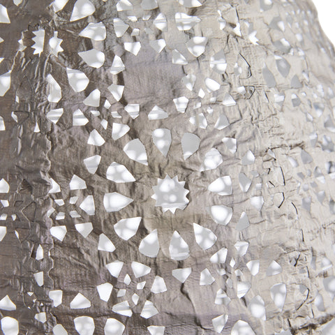 Lunaria Solarlaterne, Durchmesser 26 x Höhe 26 cm, Grau