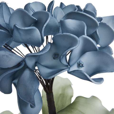 Happia-Blumendekoration, H 23 cm, Blau