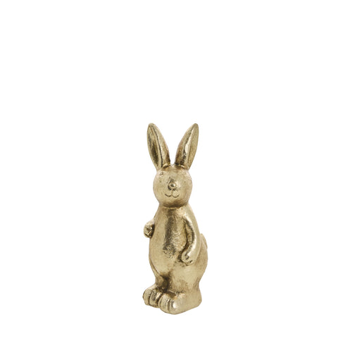 Sesinia-Hasen-Dekoration, H 15,5 cm, L, Gold