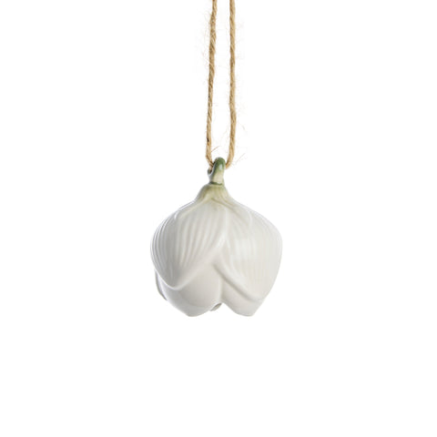 Dehlia 2er-Set BlumenAnhängere, Cremeweiß