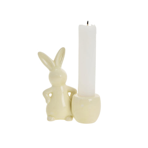 Dissia Hasen-Kerzenständer H9 Gelb