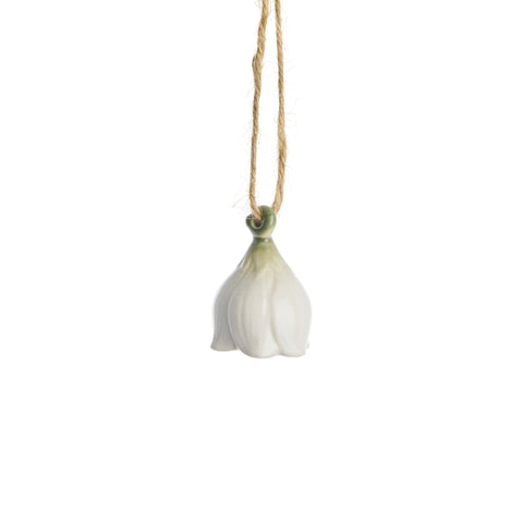 Dehlia 3er-Set BlumenAnhängere, Cremeweiß