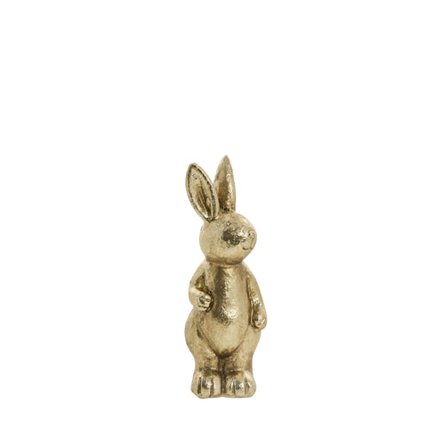 Sesinia-Hasen-Dekoration, H 15,5 cm, L, Gold