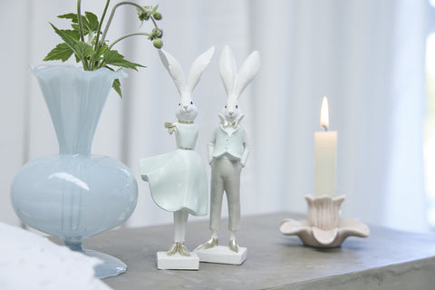 Deanne Blumenkerzenständer H5.6 Cremeweiß