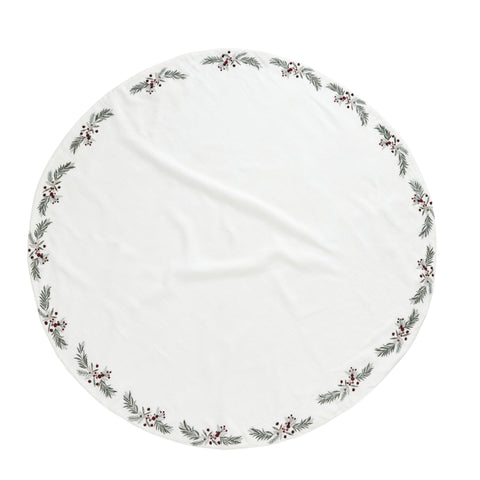 Penine Weihnachtsbaumteppich H cm. weiss