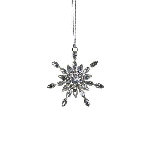 Ada ornament H9 cm. Silber