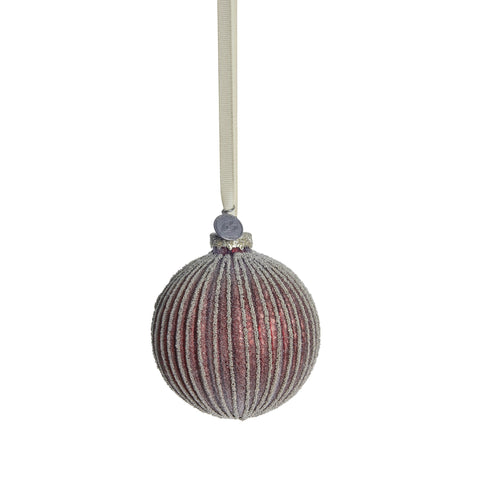 Norille Dekoration H8 cm. dunkle rot