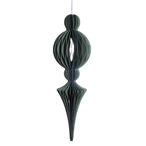 Poelle ornament H40 cm. grün