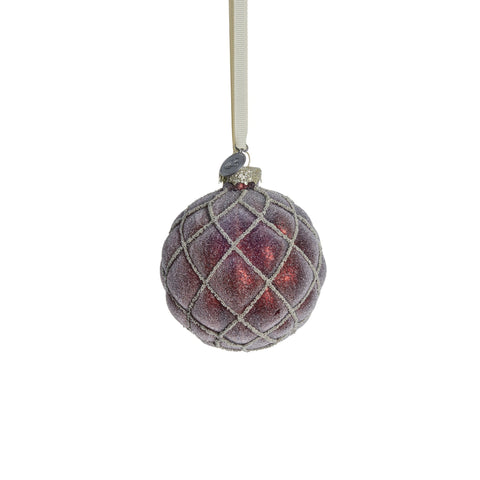 Norille Dekoration H8 cm. dunkle rot