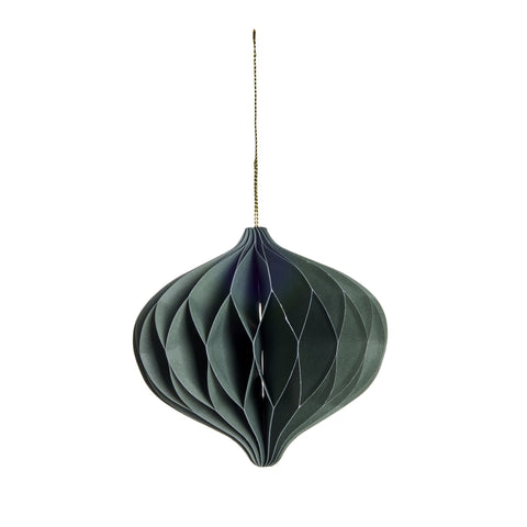 Poelle ornament H10 cm. grün