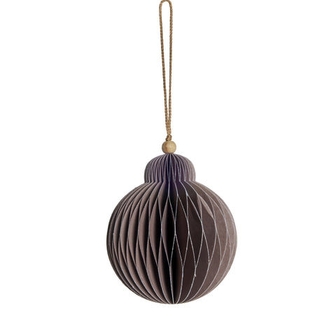 Paline ornament H10 cm. pudderrosa