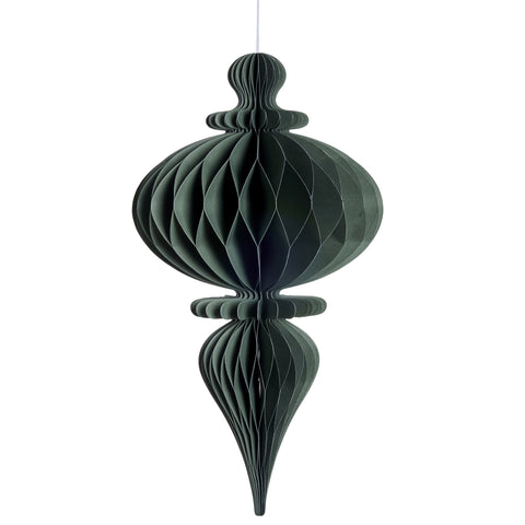 Poelle ornament H40 cm. grün
