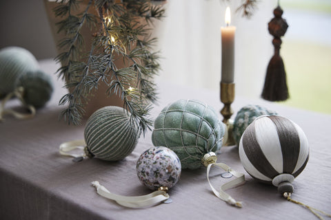 Herle Dekoration H6 cm. gebrochenes weiss