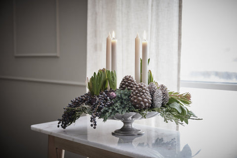 Philine Tablett 34x25 cm. antik silber