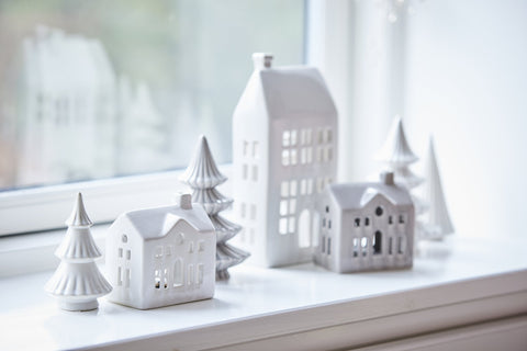 Mythel Dekoration H5,5 cm. hellgrau