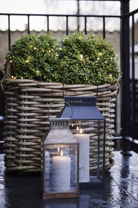 Signe Laterne H38,5 cm. schwarz