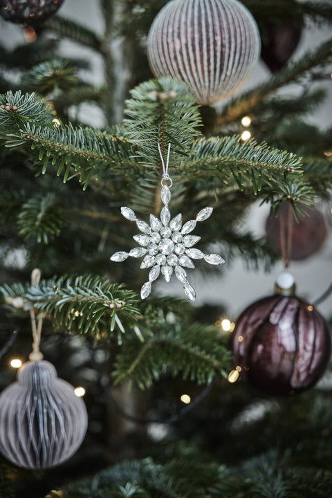 Paline ornament H10 cm. pudderrosa