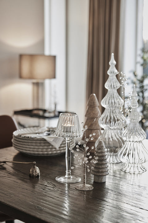 Elinne Dekoration H15 cm. dunkelbeige