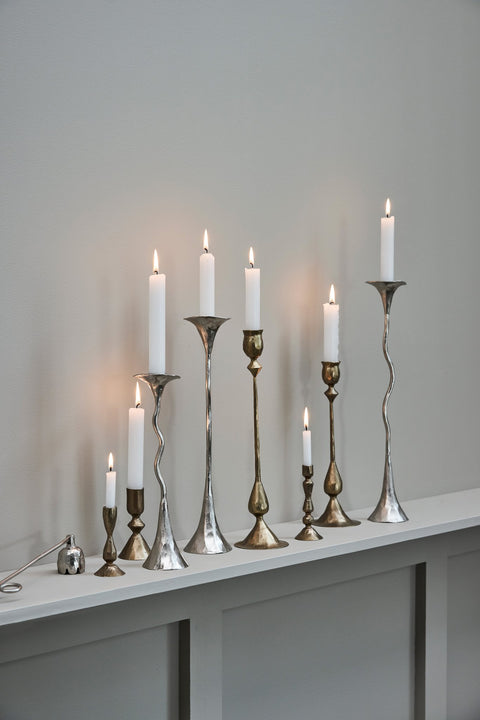 Ingrid kerzenleuchter H12 cm. hell gold