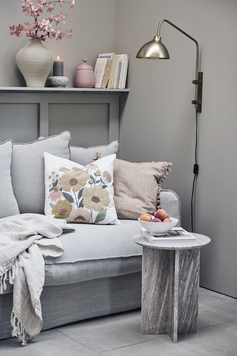 Happia-Blumendekoration, H 7 cm, Rosabraun